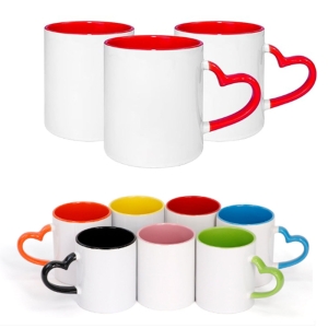 Heart Handle Ceramic Cups