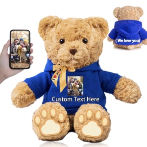 Custom Text/Photo Teddy Bear
