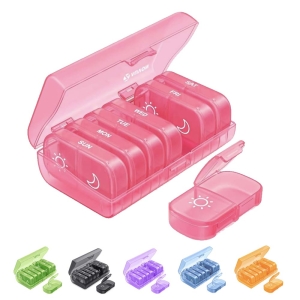 7-Day 2-Times-Daily Pill Organizer