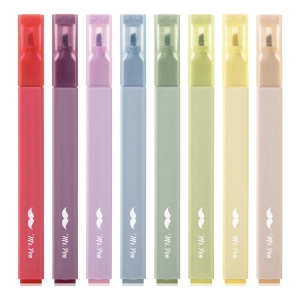 Aesthetic Pastel No Bleed Highlighters