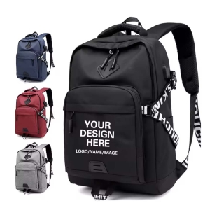 Custom Large Nylon Laptop Backpack