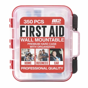 Dual-Layer Wall-Mountable First Aid Kit