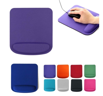 Square Mouse Pad with Gel Wrist Rest