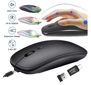 Dual-Mode Rechargeable Wireless Mouse