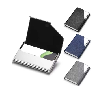 Magnetic PU Leather Business Card Holder