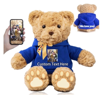 Custom Text/Photo Teddy Bear