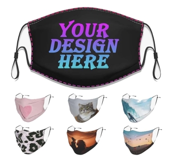 Full Warp Customized Adult Face Mask