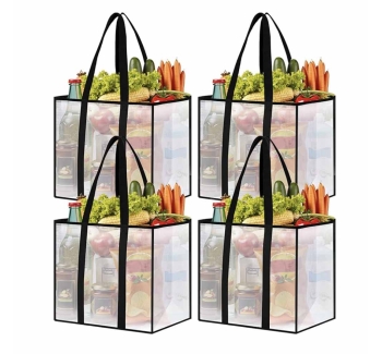 Heavy-Duty Foldable Reusable Grocery Bags