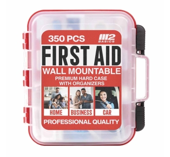 Dual-Layer Wall-Mountable First Aid Kit