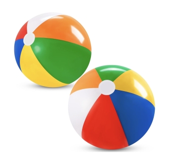 Rainbow Inflatable Beach Balls