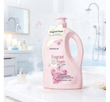 Custom Family Size Floral Shower Gel