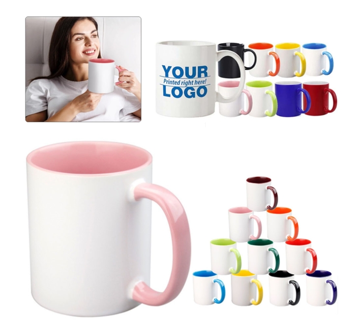 White Ceramic Cups for Coffee