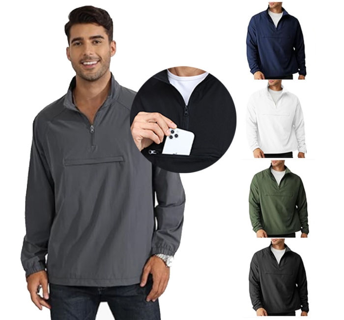 Men's Athletic Quarter Zip Pullover