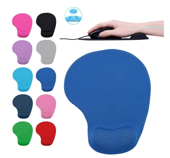 Mouse Pad with Gel Wrist Rest