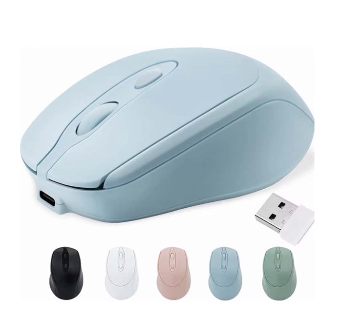 Macaron Rechargeable Wireless Computer Mouse