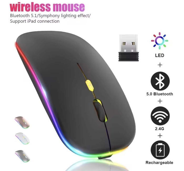 RGB Rechargeable Wireless Mouse