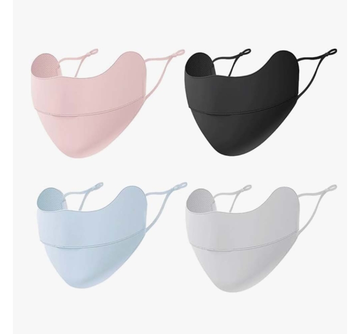 Adjustable Ear Loops Ice Silk Face Mask