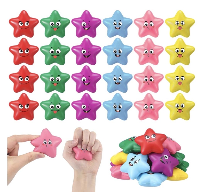 Mini Star Stress Balls