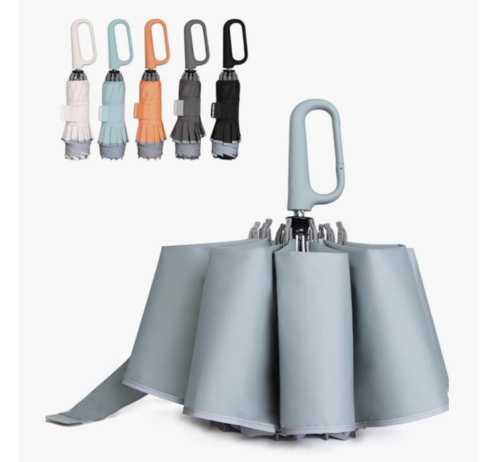 Inverted Folding Umbrella with Folding