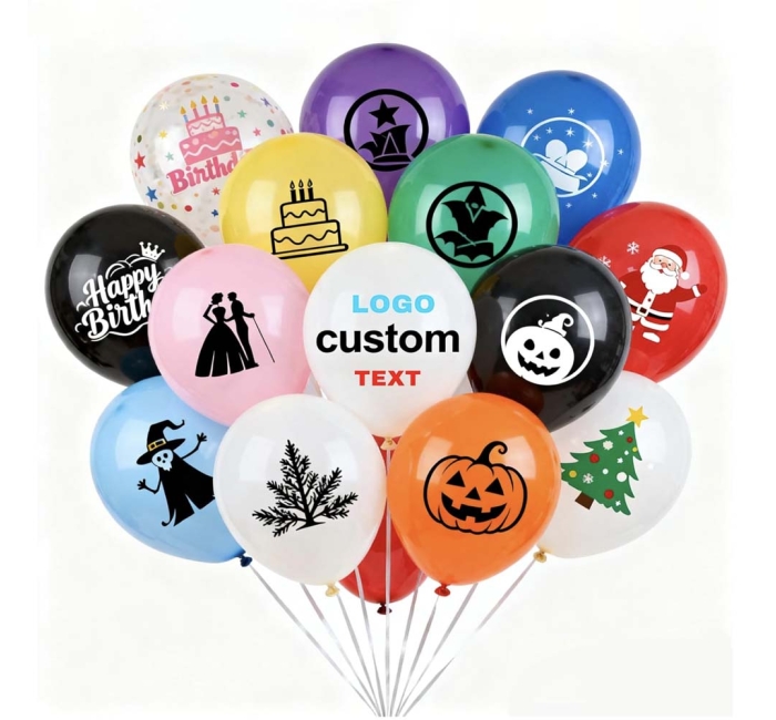 Personalized 12" Latex Balloons