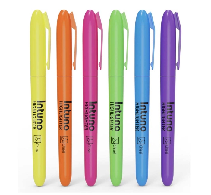 Assorted Color Chisel Tip Highlighters