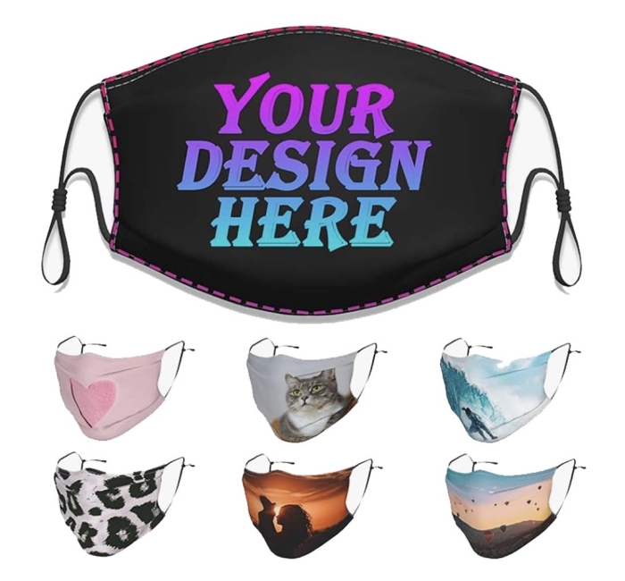 Full Warp Customized Adult Face Mask