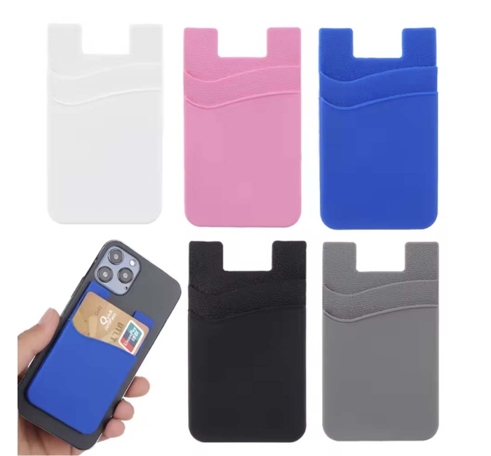 Stick-On Card Holder Phone Wallet