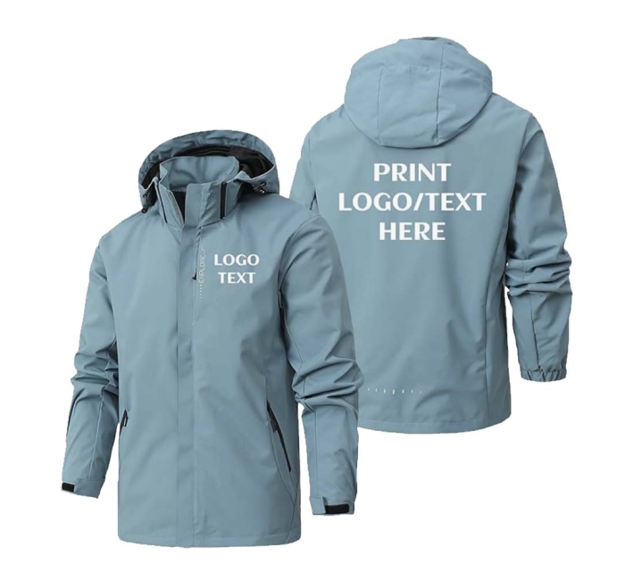 Custom Men's Waterproof Windbreaker