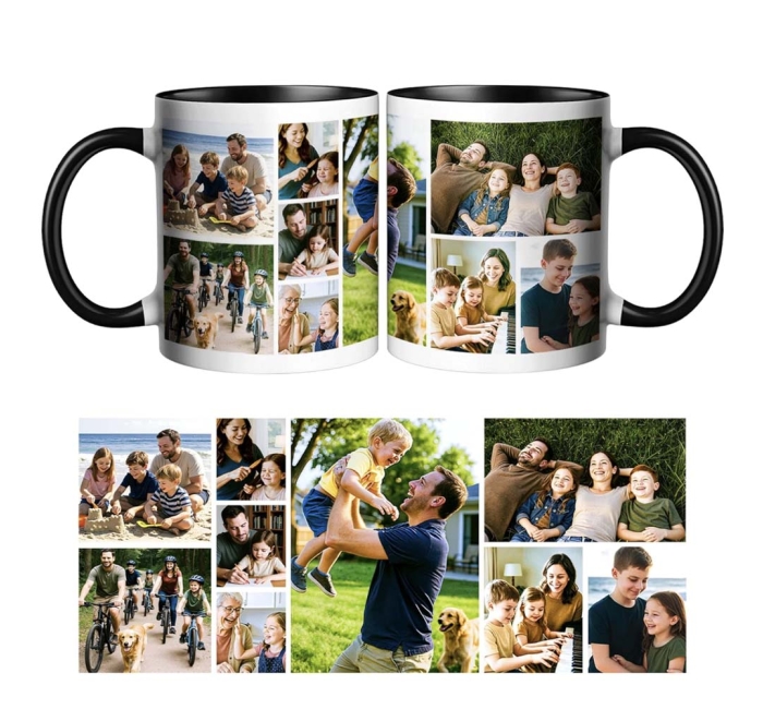 Custom Photo Collage Coffee Mug