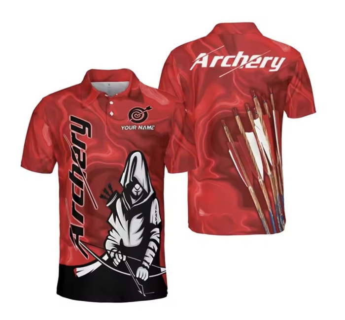 Custom Full Photo Printed Polo Shirts