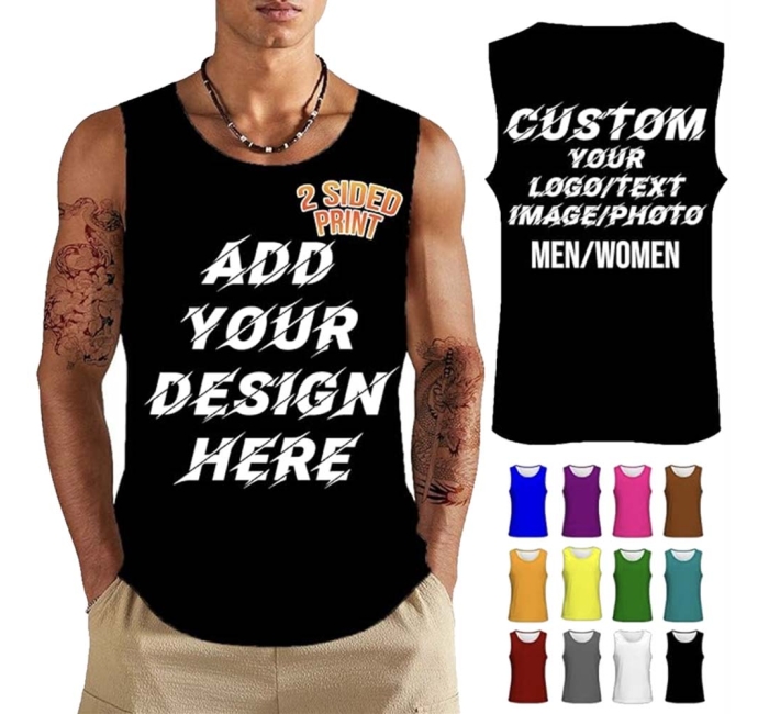 Personalized Unisex Custom Tank Tops