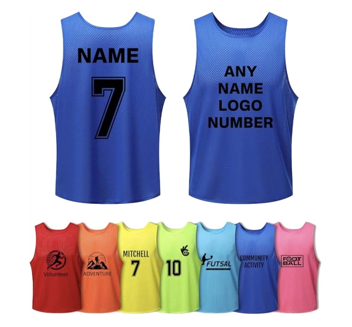 Personalized Soccer Training Vests