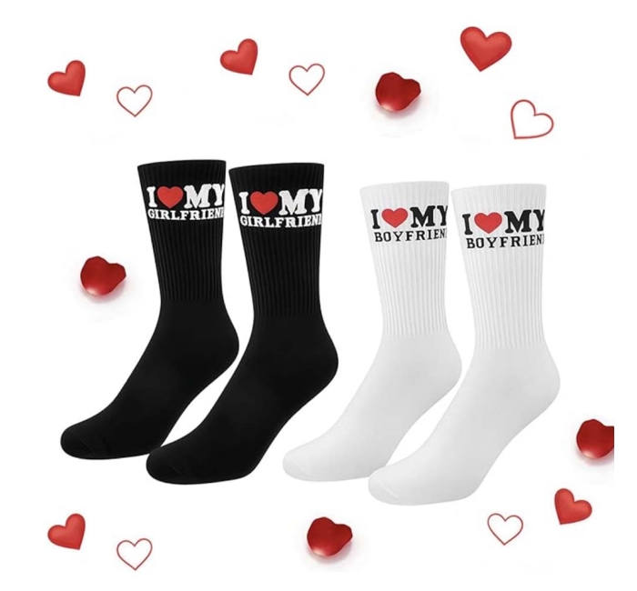 Customized Love Print Socks