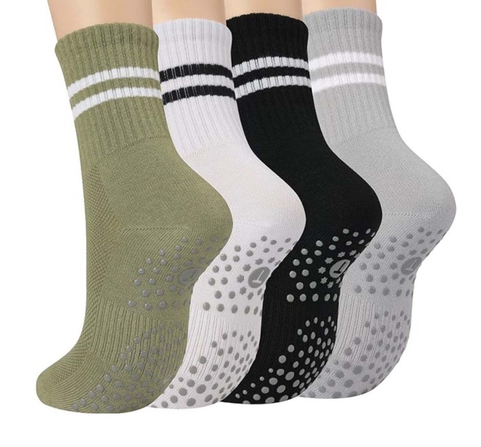 Women's Non-Slip Crew Socks