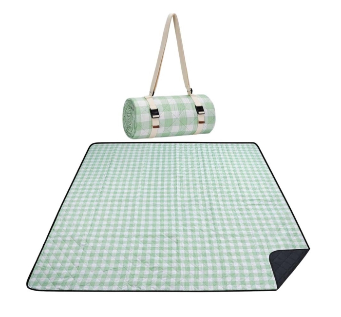 Waterproof Picnic Blanket with Shoulder Strap