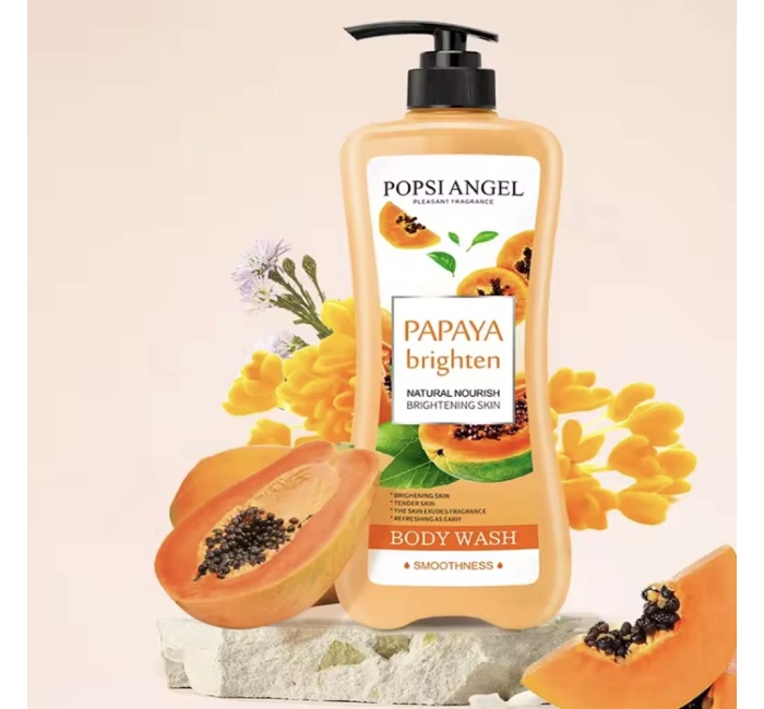 Custom Papaya Natural Shower Gel